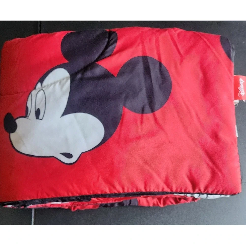 Disney Mickey Mouse Reversible Comforter Twin Red Mickey Face Print Modern 2020s